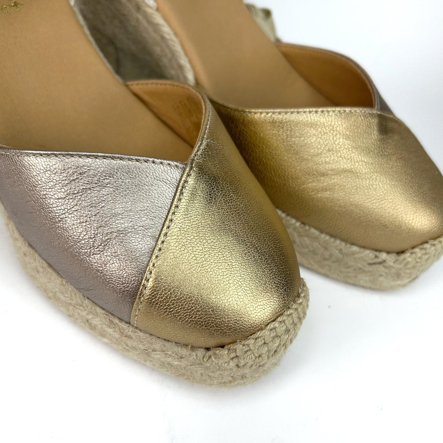 ALPARGATAS MUJER COMBI ORO/BRONCE MG799