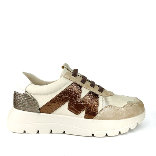 ZAPATILLA MUJER BEIGE 25M622