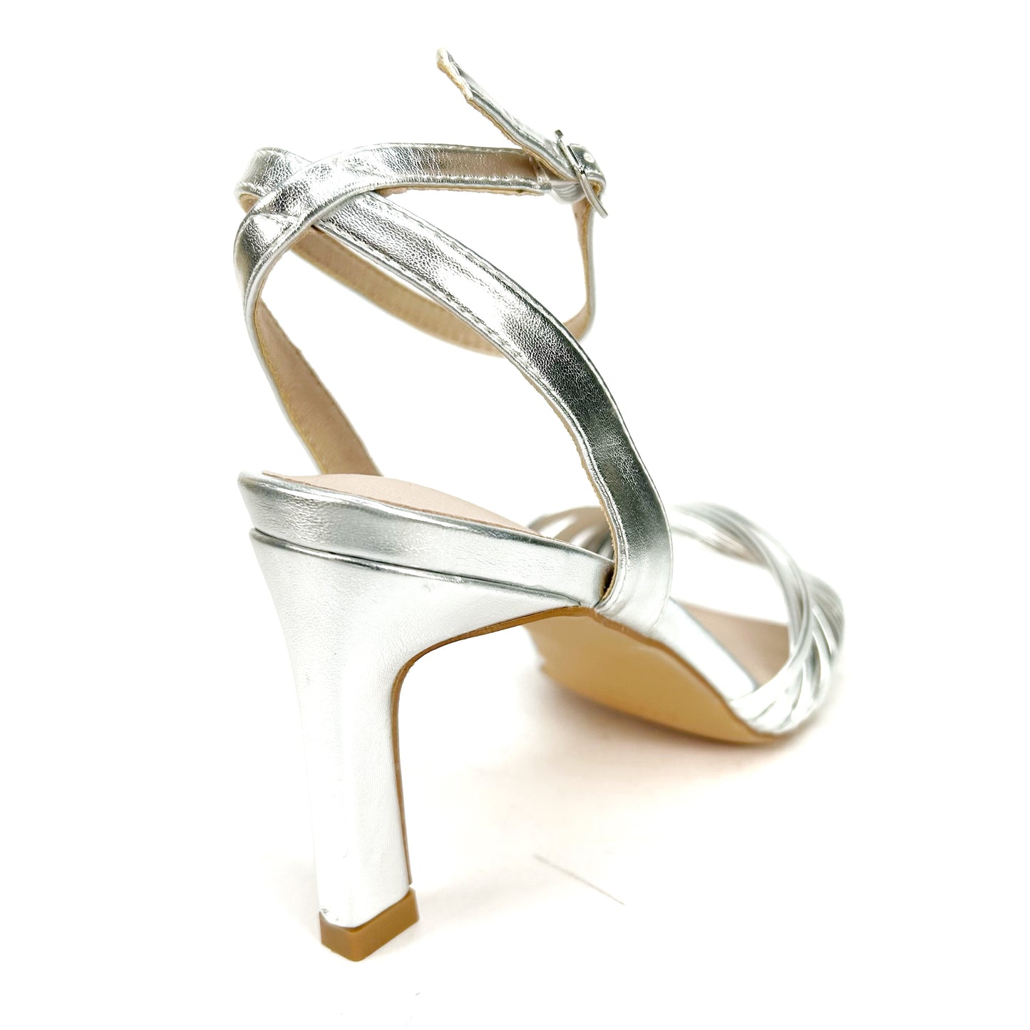 SANDALIA DE MUJER PLATA 459J435