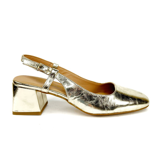 ZAPATO DE MUJER PLATINO 8105