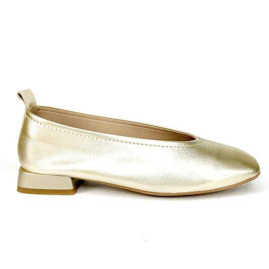 ZAPATO PLANO PLATINO DATI16