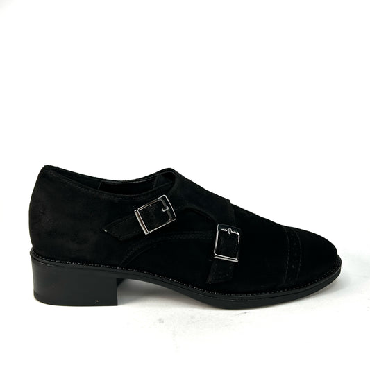 ZAPATO MUJER HEBILLAS NEGRO 1532N