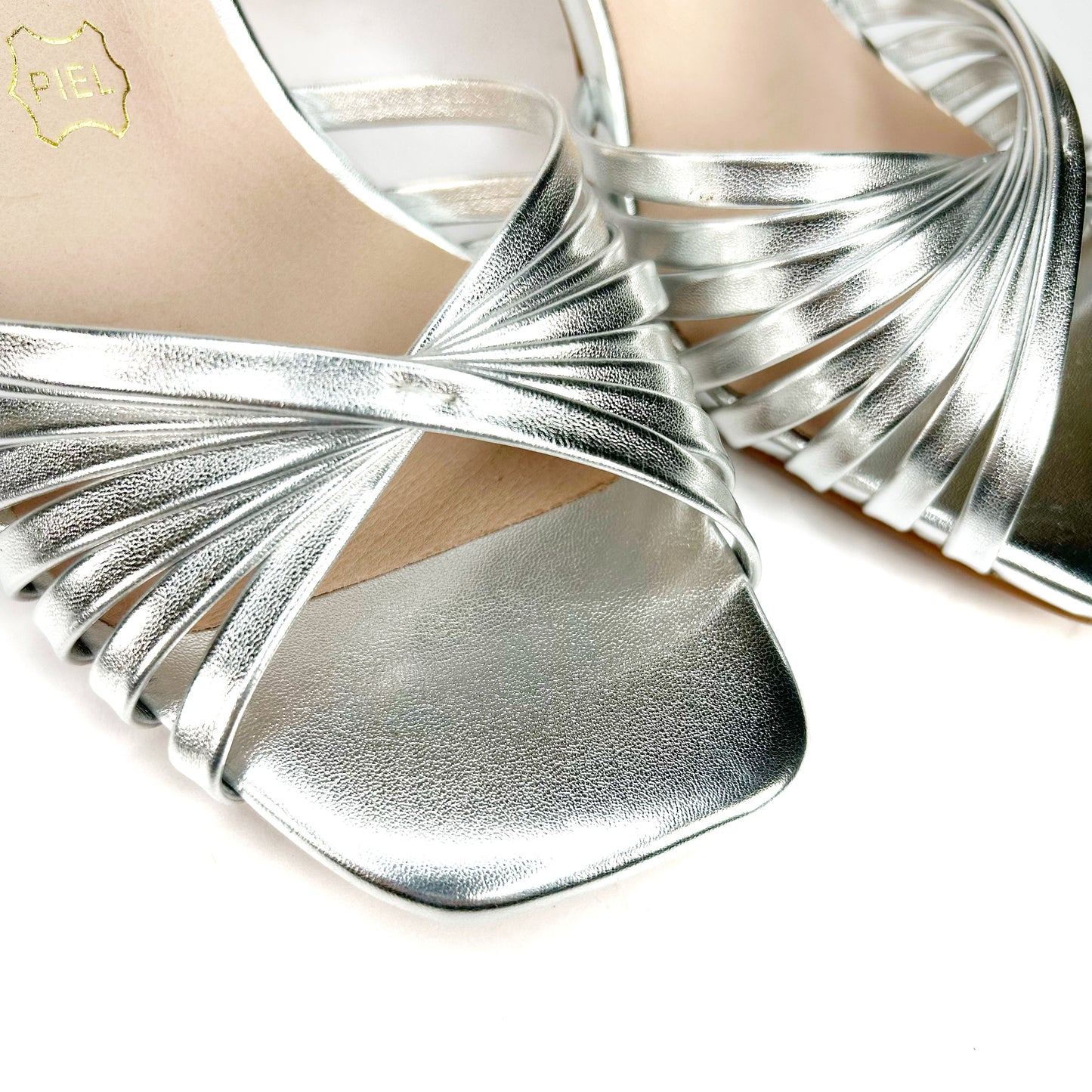 SANDALIA DE MUJER PLATA 459J435