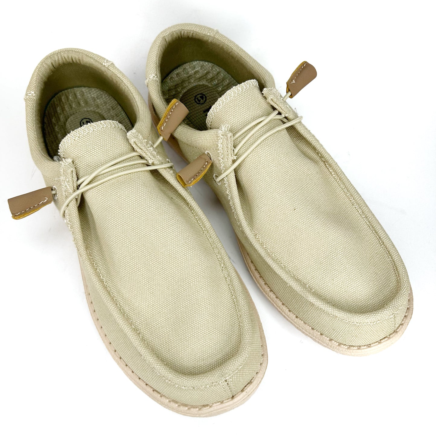 ZAPATILLAS LONA HOMBRE BEIGE 25166