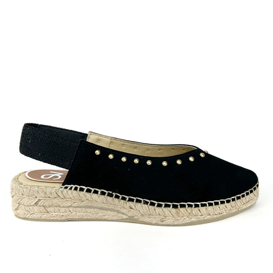 ESPARTO MUJER TACHAS NEGRO 132016