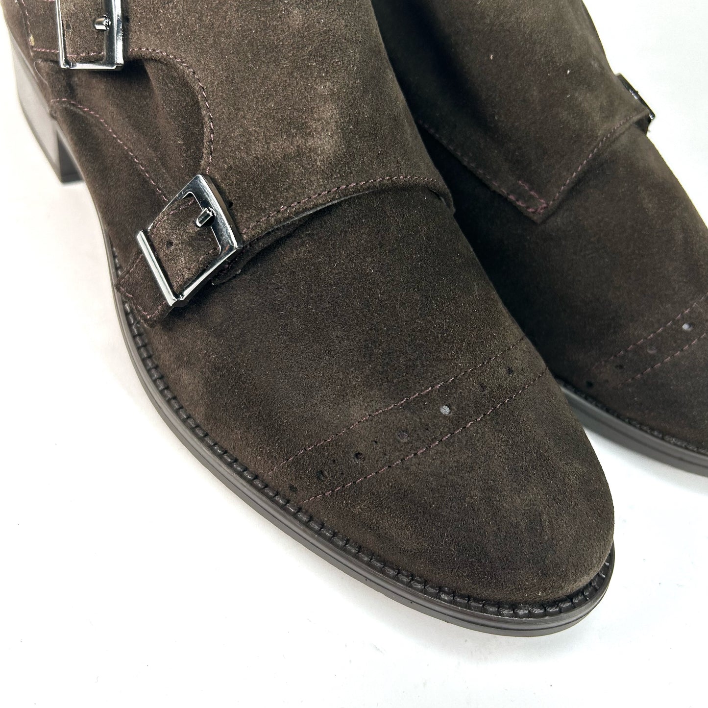 ZAPATO MUJER HEBILLAS MARRÓN 1532N
