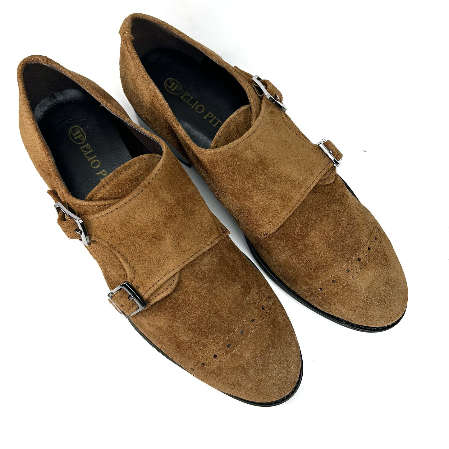 ZAPATO MUJER HEBILLAS TABACO 1532N