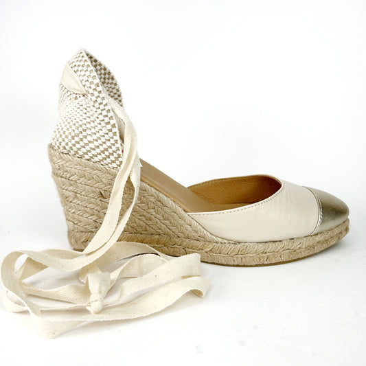 CUÑA ESPARTO BEIGE MV0775
