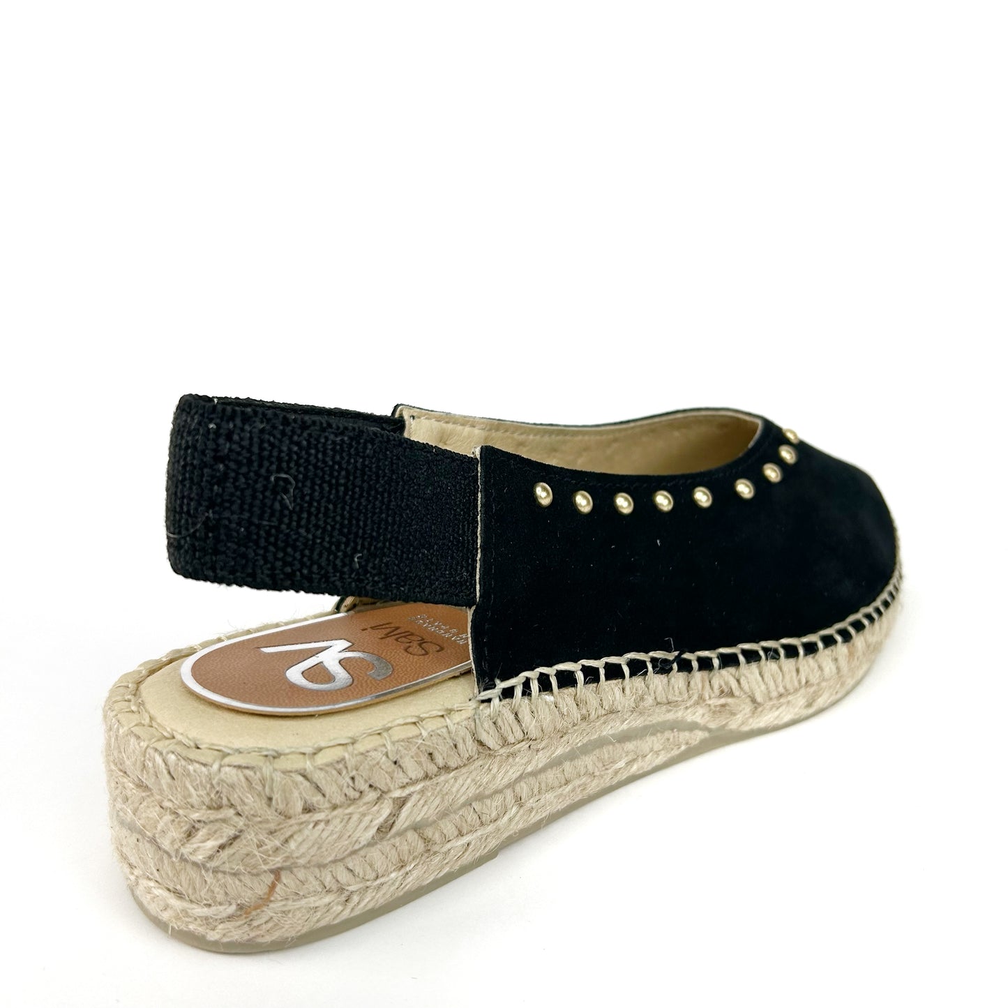 ESPARTO MUJER TACHAS NEGRO 132016