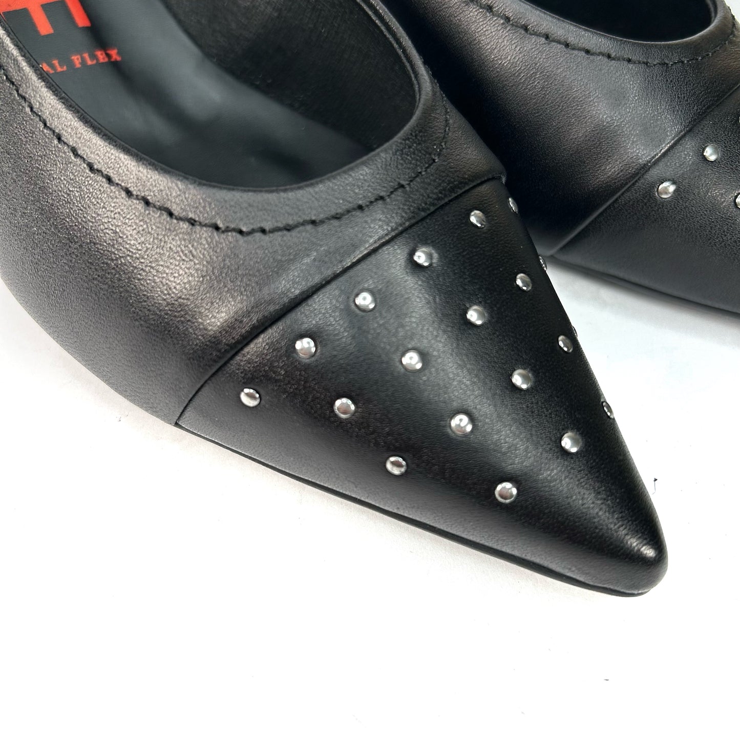 ZAPATO SALÓN MUJER TACHAS NEGRO GARONS4