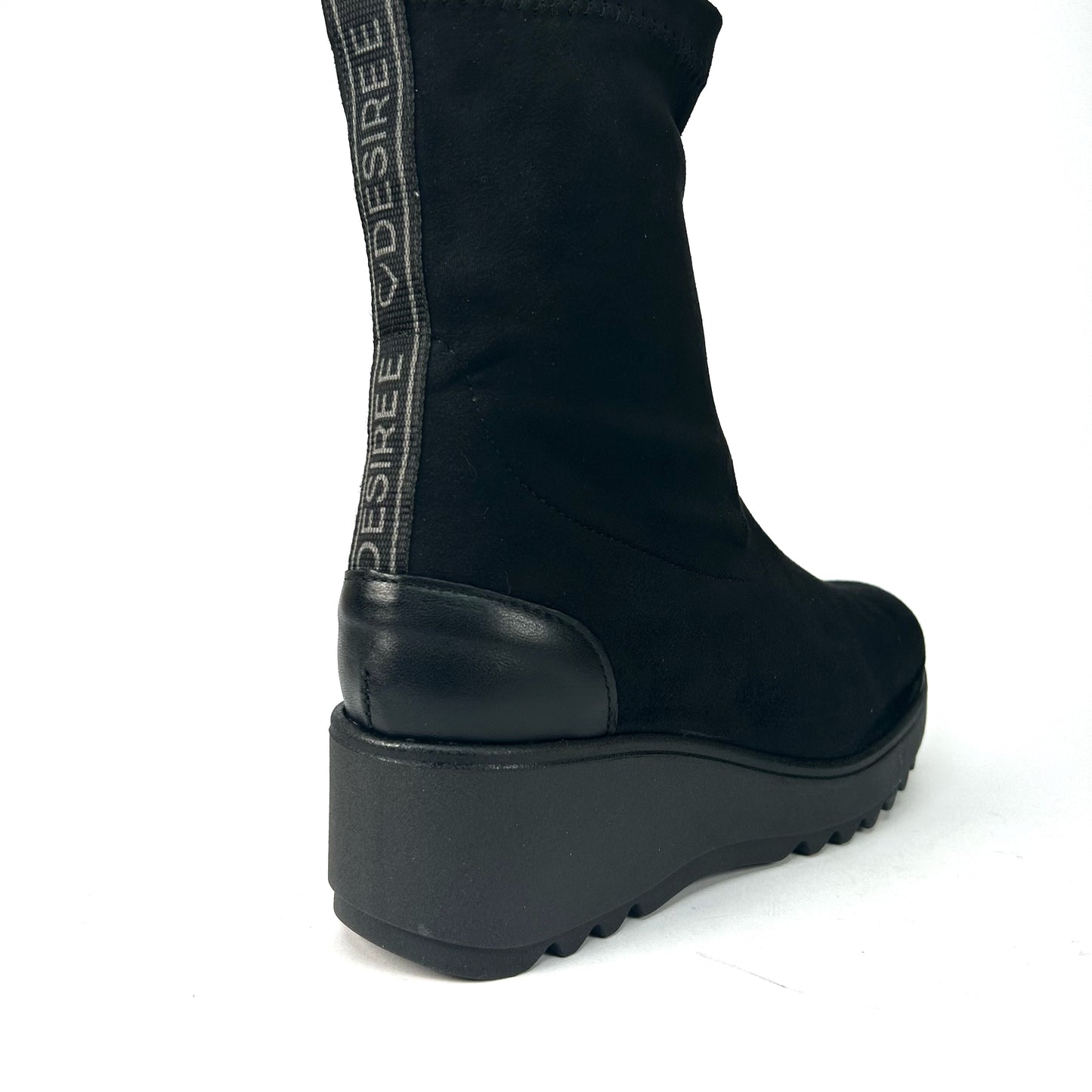 BOTIN MUJER DE LICRA CON CUÑA NEGRO BASE2