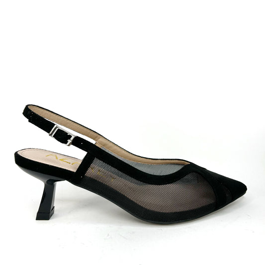 ZAPATO MUJER MALLA  NEGRO 578J622