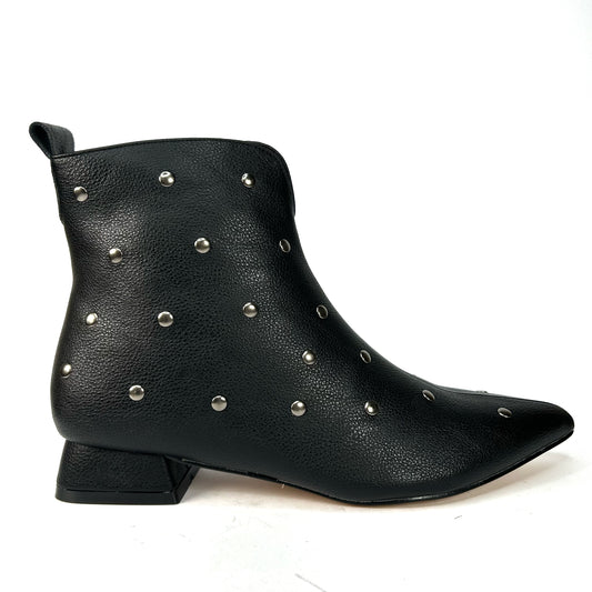 BOTÍN MUJER TACHAS NEGRO 608K127
