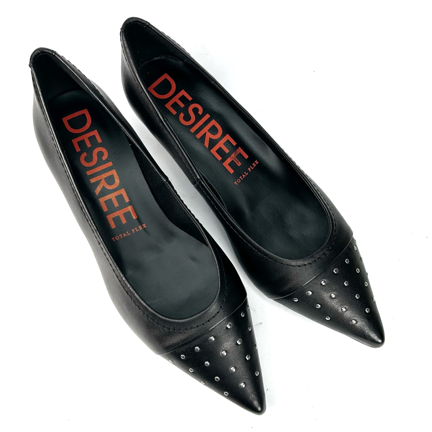 ZAPATO SALÓN MUJER TACHAS NEGRO GARONS4