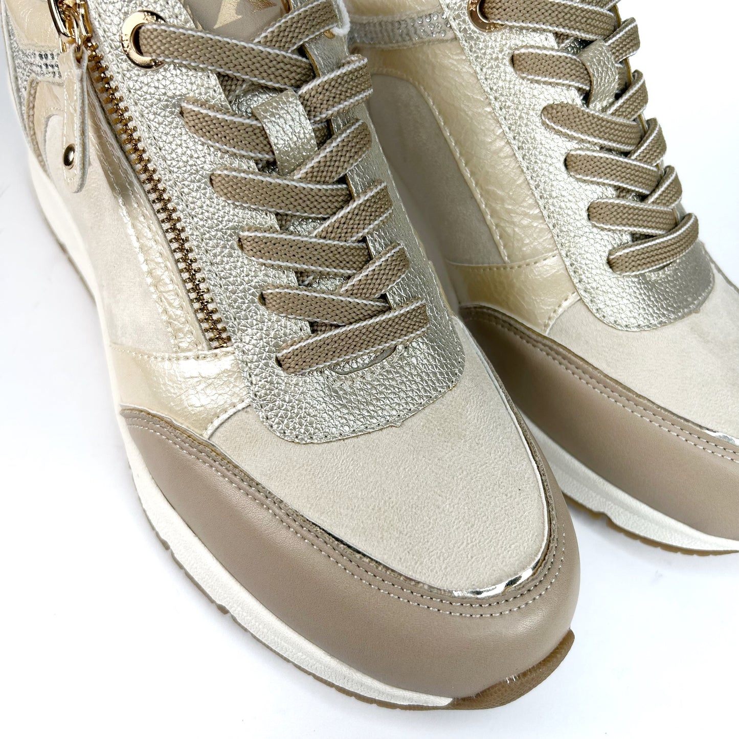 ZAPATILLAS MUJER BEIGE 144223