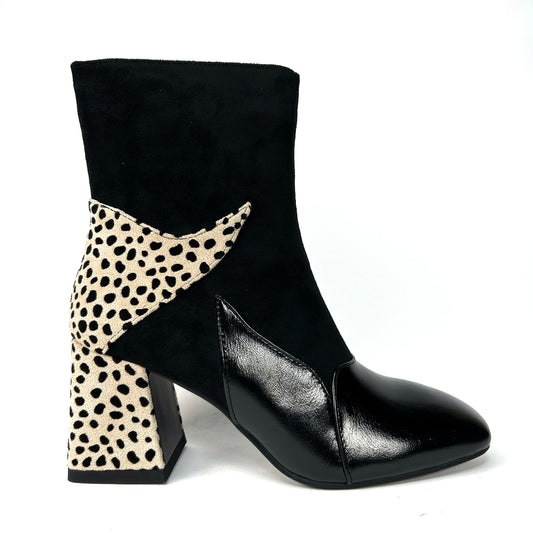 BOTÍN MUJER COMBINADO NEGRO 578K120