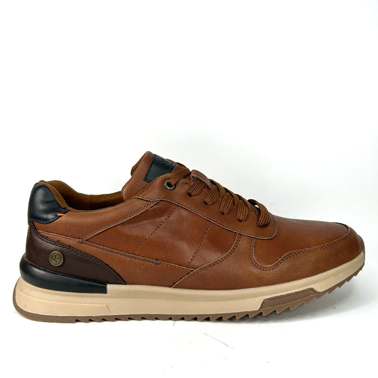ZAPATILLA HOMBRE CUERO 144557