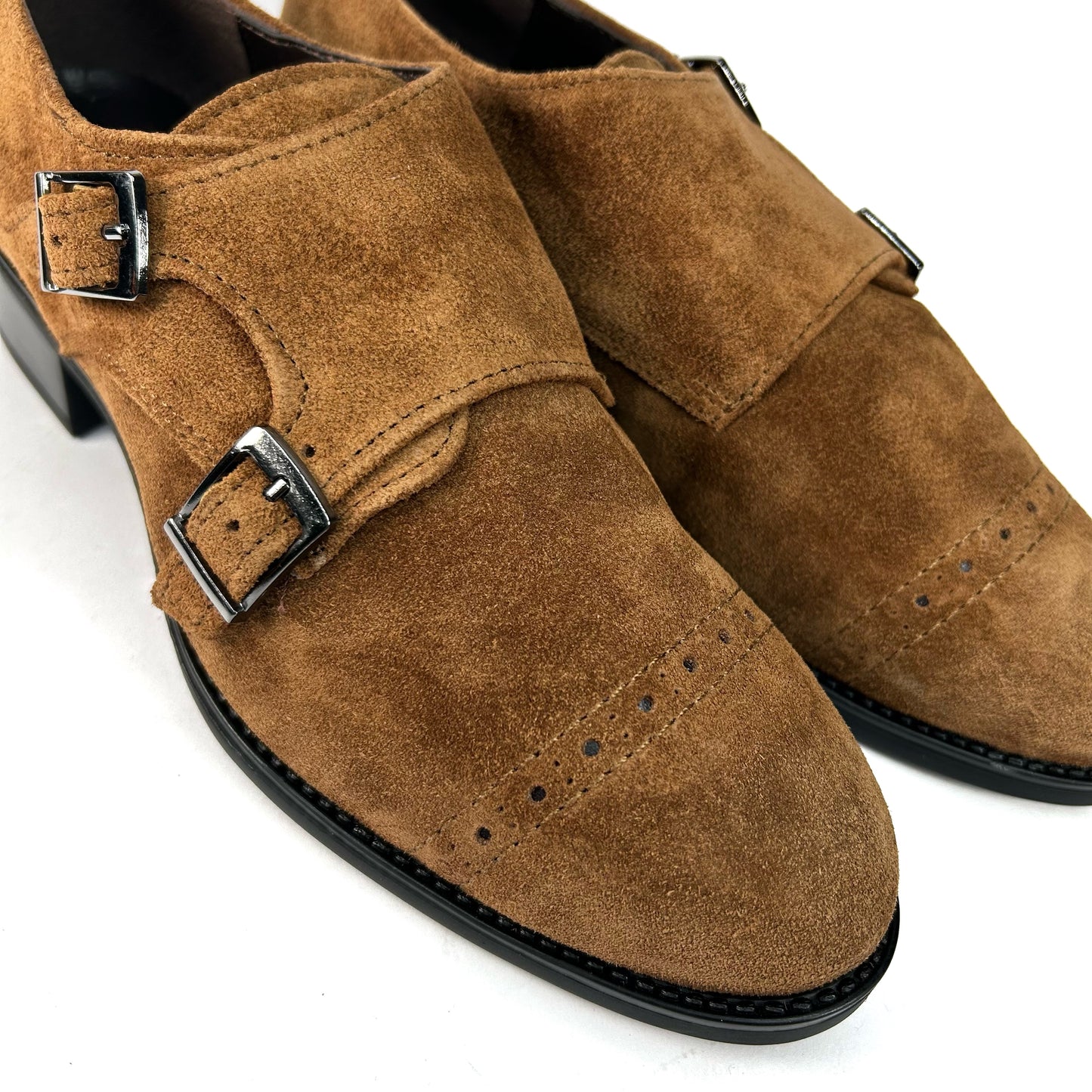 ZAPATO MUJER HEBILLAS TABACO 1532N