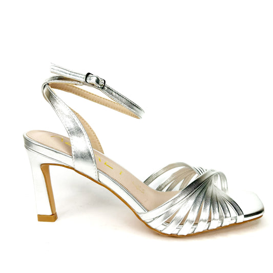SANDALIA DE MUJER PLATA 459J435