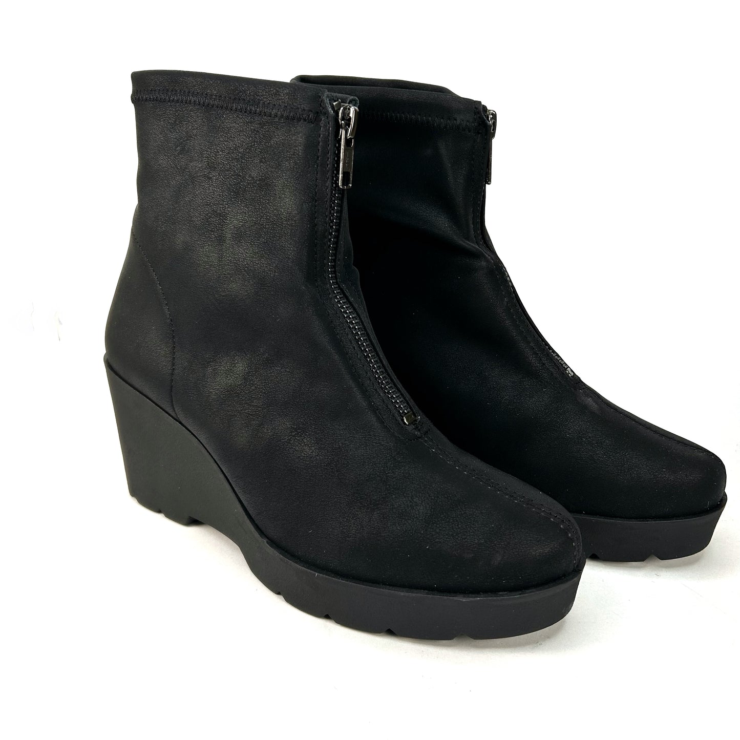 BOTÍN MUJER CUÑA ROWENA NEGRO B2506