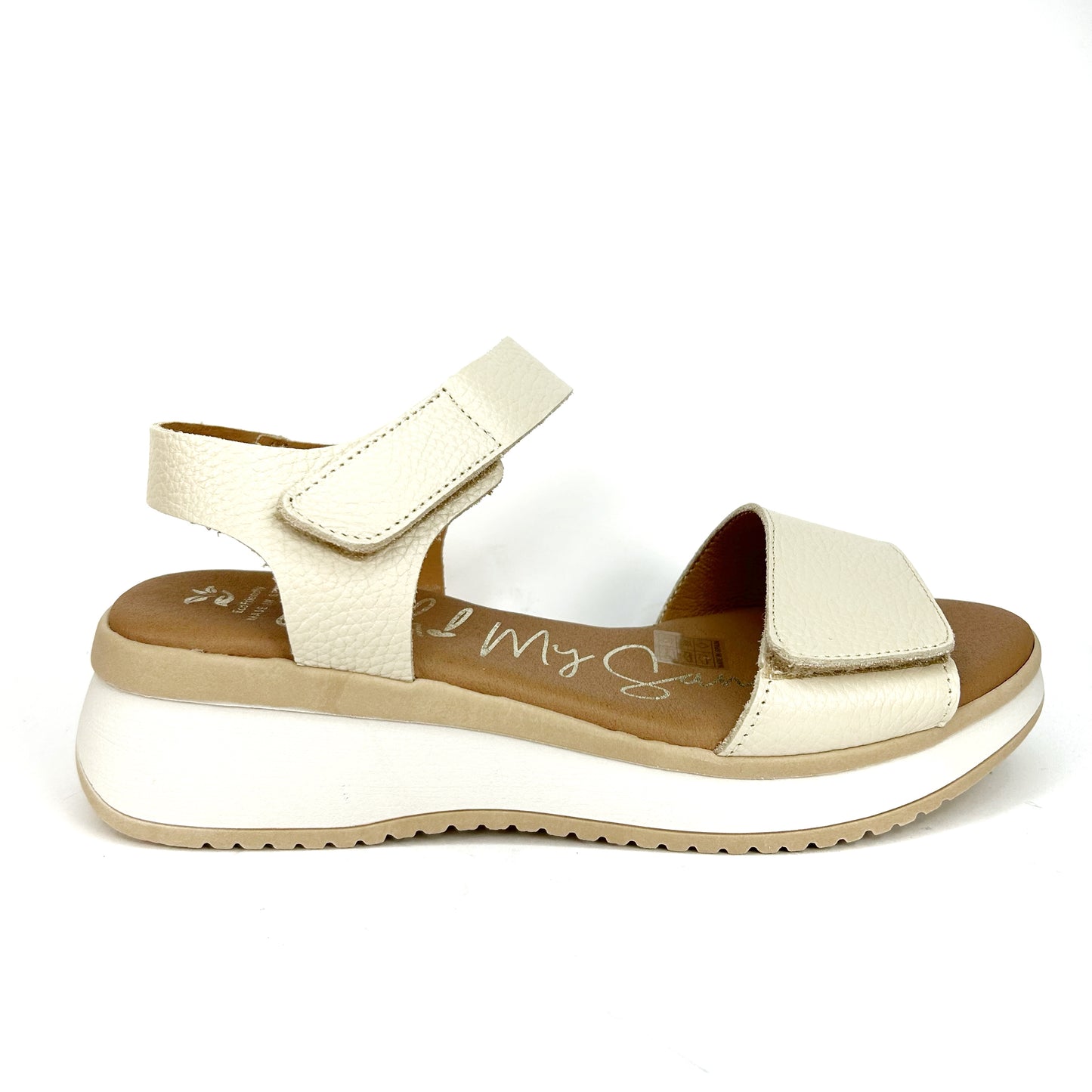 SANDALIA MUJER BEIGE 5660