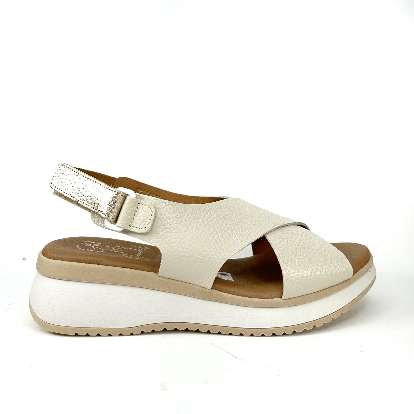SANDALIA MUJER BEIGE 5943