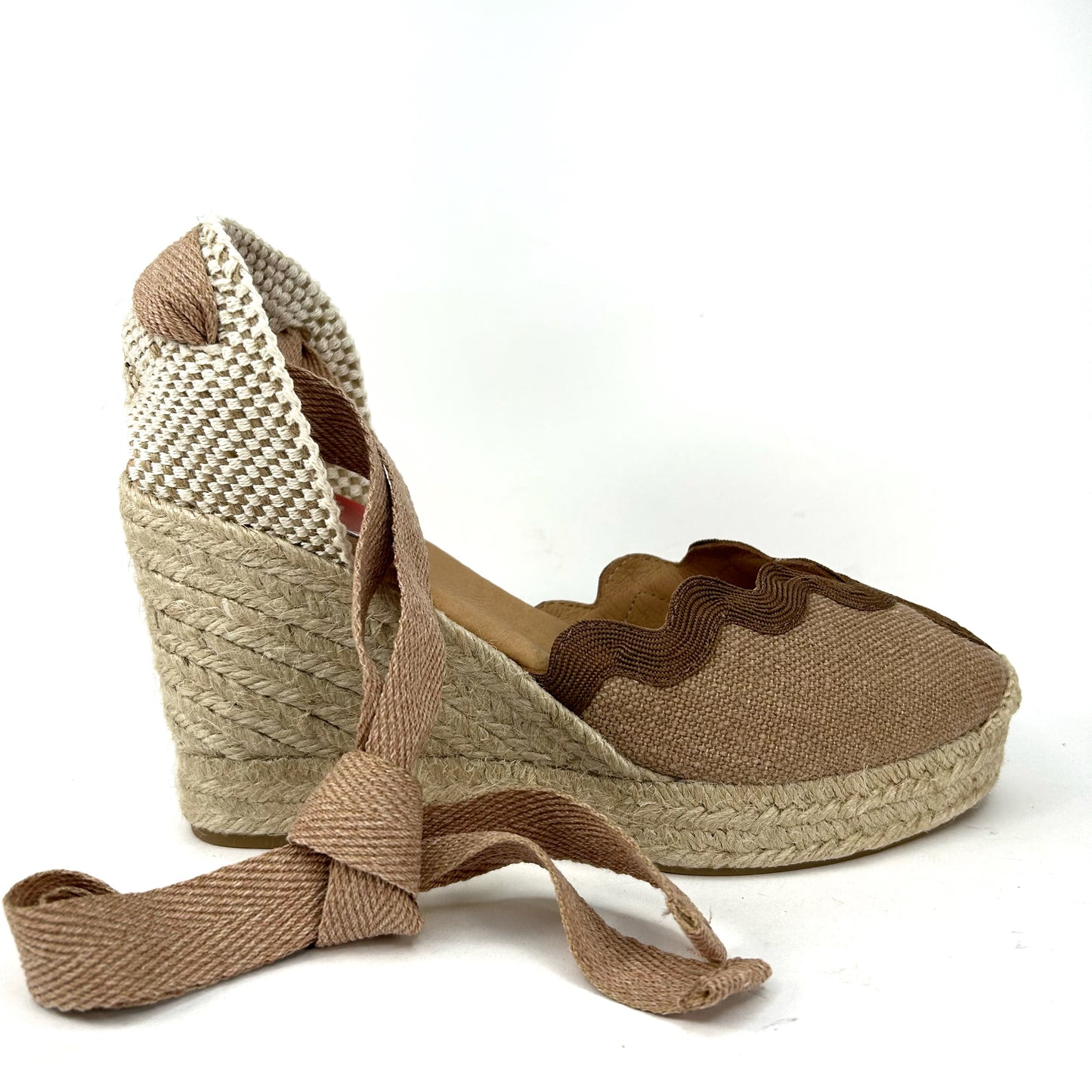 CUÑA DE ESPARTO  BEIGE MV0892D