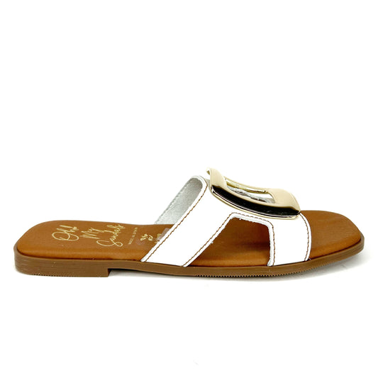 SANDALIA MUJER BLANCA 5565