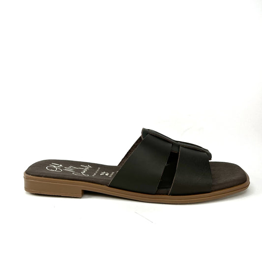 SANDALIA MUJER MARRON 5823