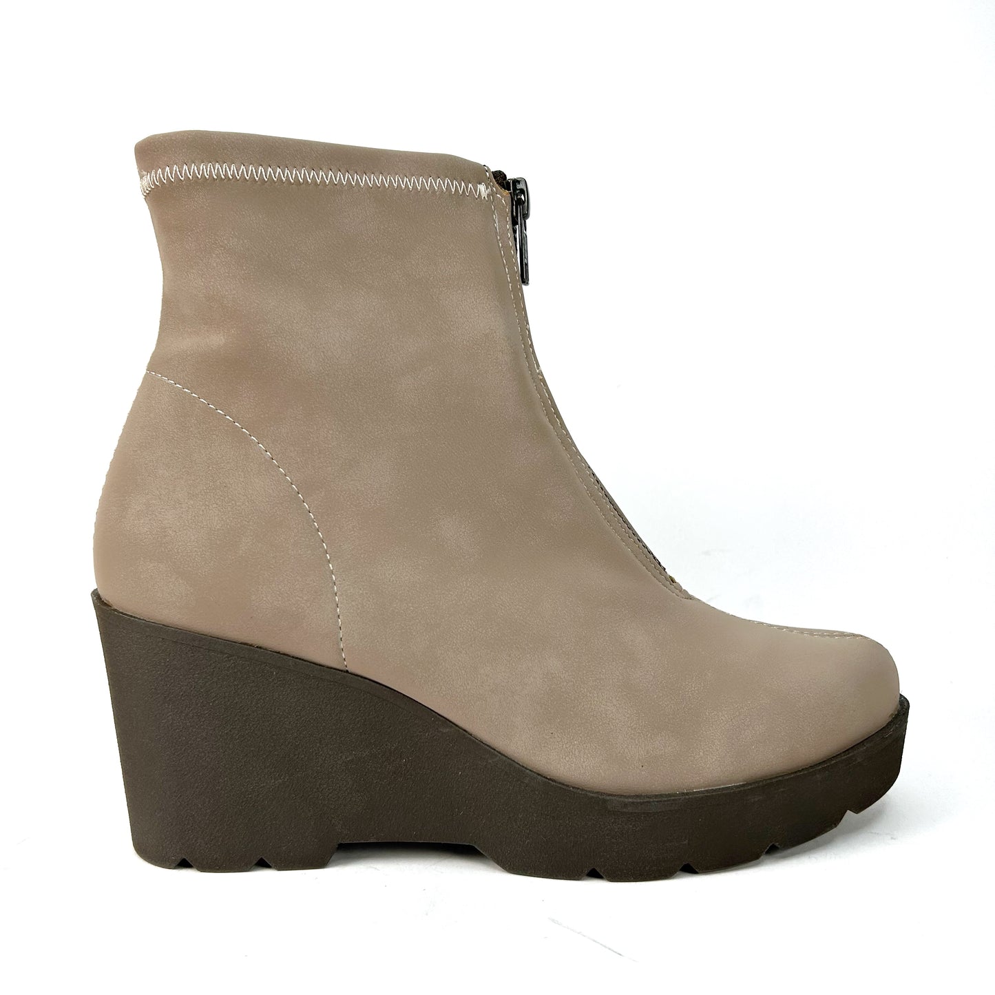 BOTÍN MUJER CUÑA ROWENA BEIGE B2506