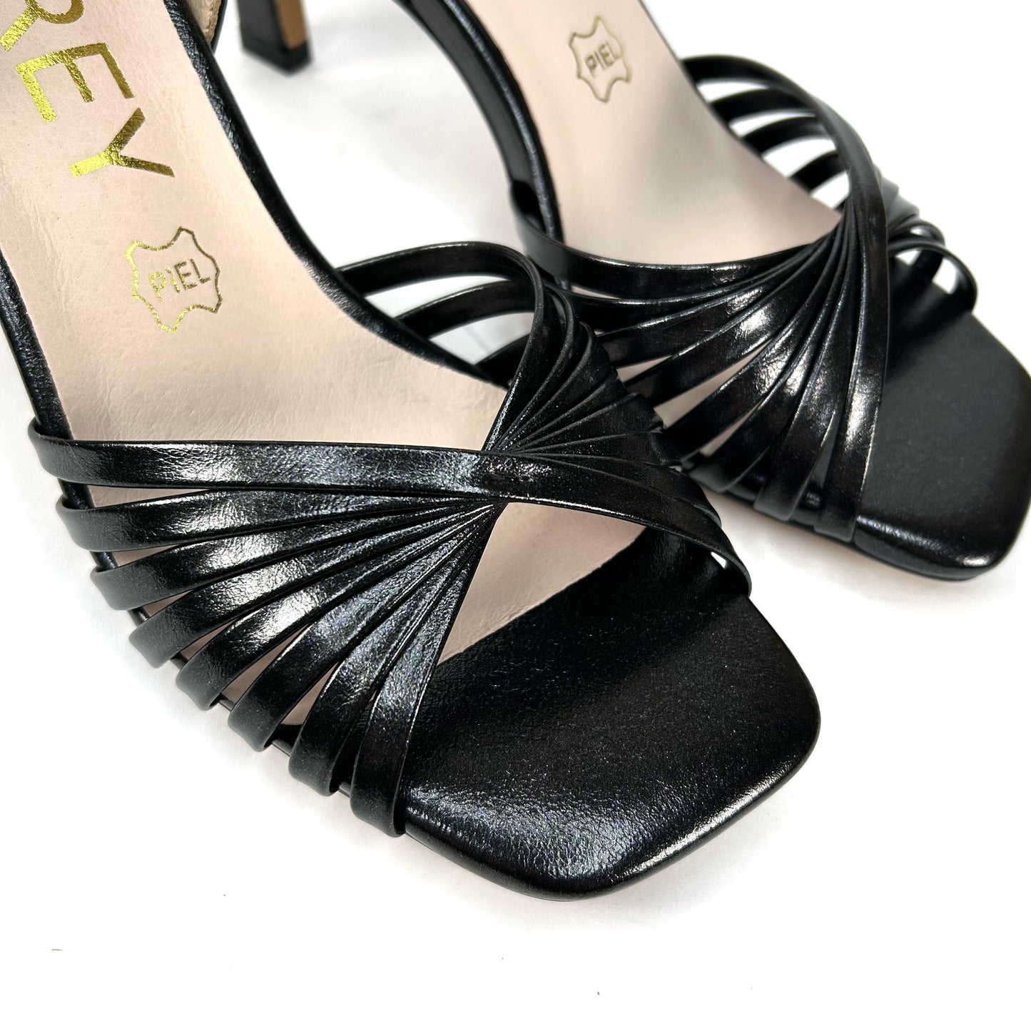 SANDALIA DE MUJER NEGRA 459L860