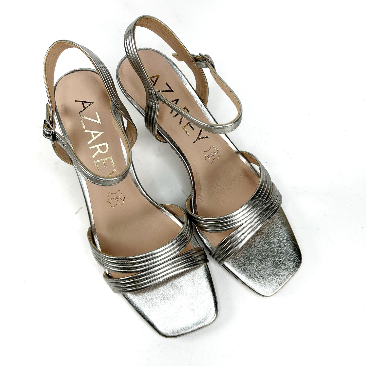 SANDALIA DE MUJER PLATA 531K854