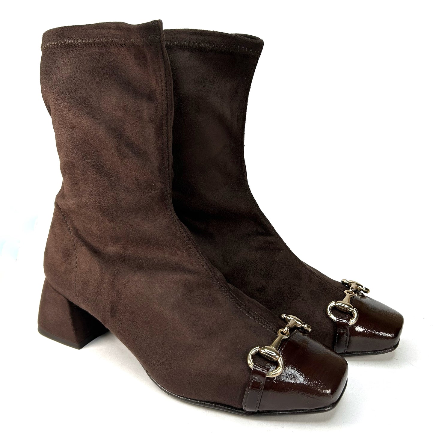 BOTÍN  MUJER STRECH CHOCOLATE 2737G