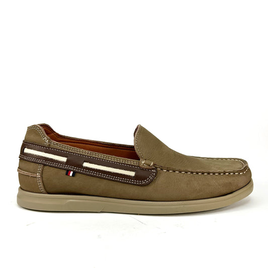 ZAPATO HOMBRE TIPO NÁUTICO TAUPE 7031