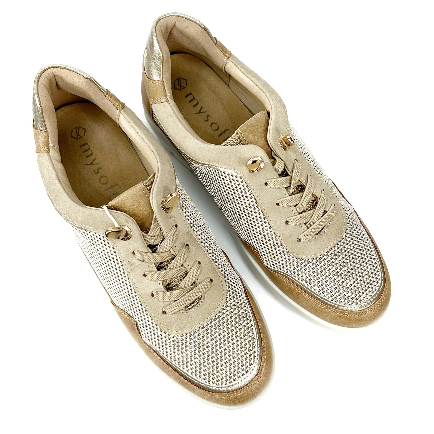 ZAPATILLA MUJER BEIGE 26M314