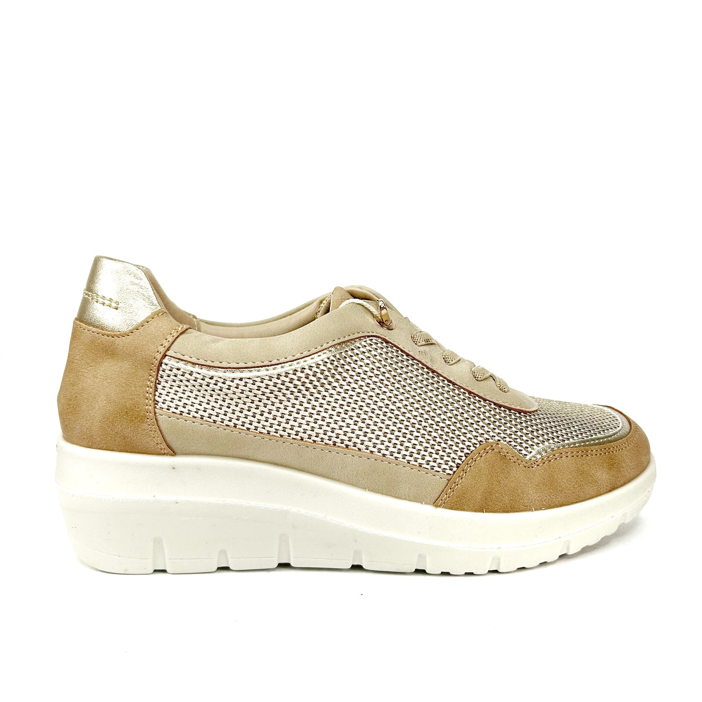 ZAPATILLA MUJER BEIGE 26M314
