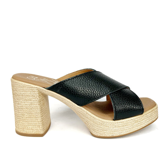 SANDALIA MUJER NEGRA 5730