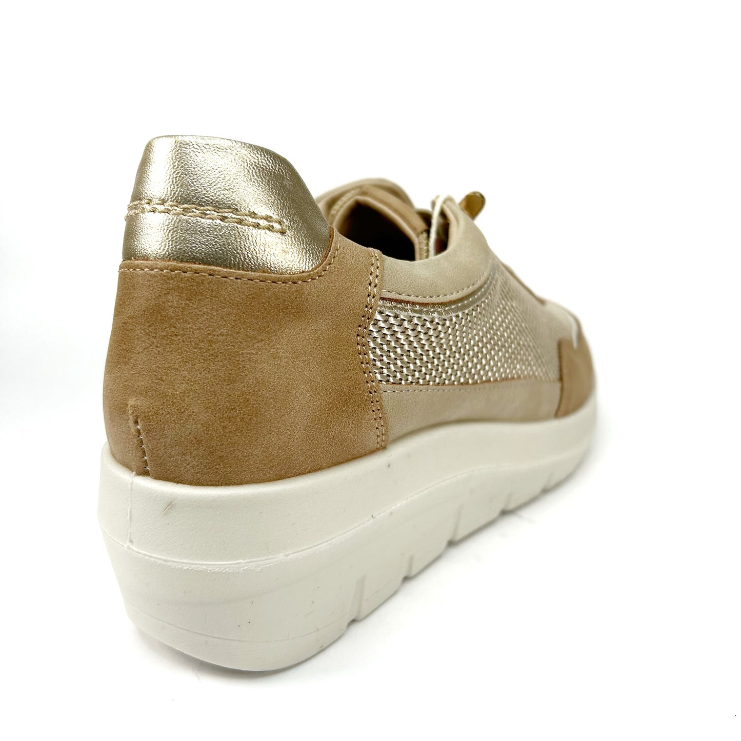 ZAPATILLA MUJER BEIGE 26M314