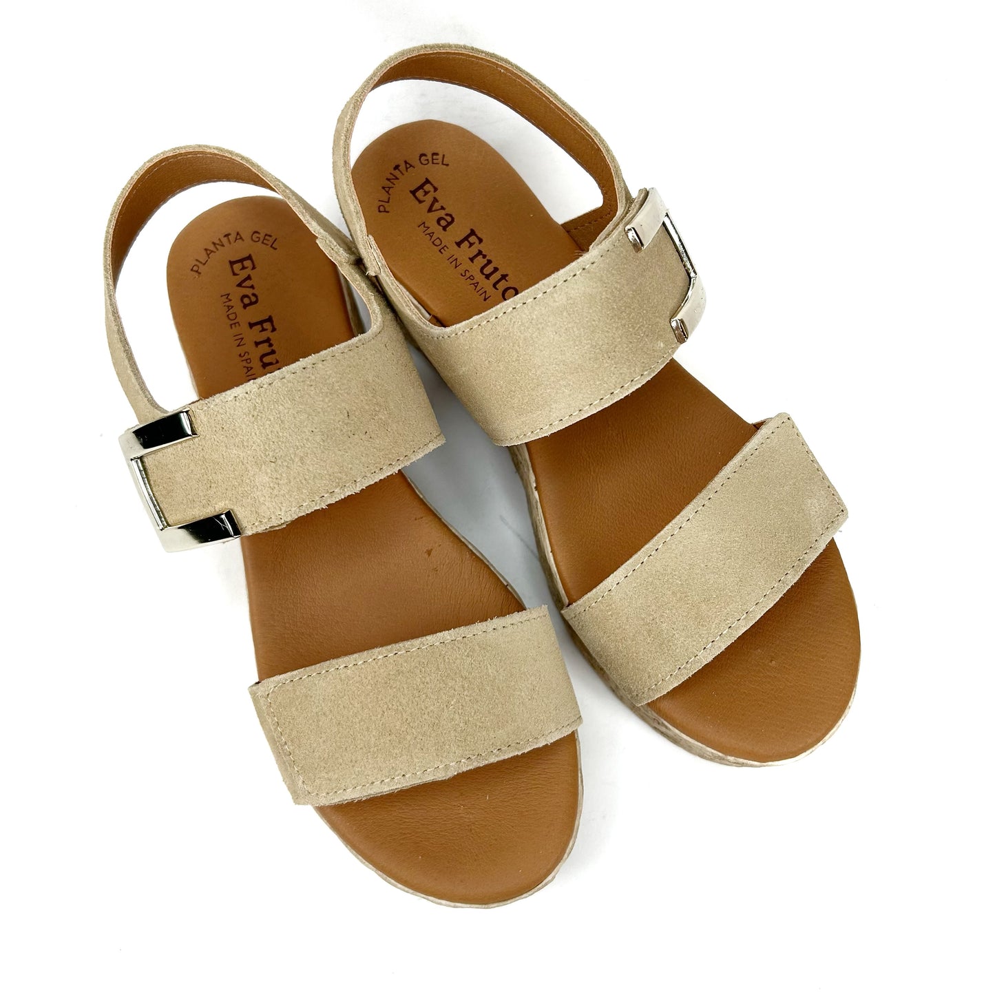 SANDALIA MUJER PLATAFORMA BEIGE 724