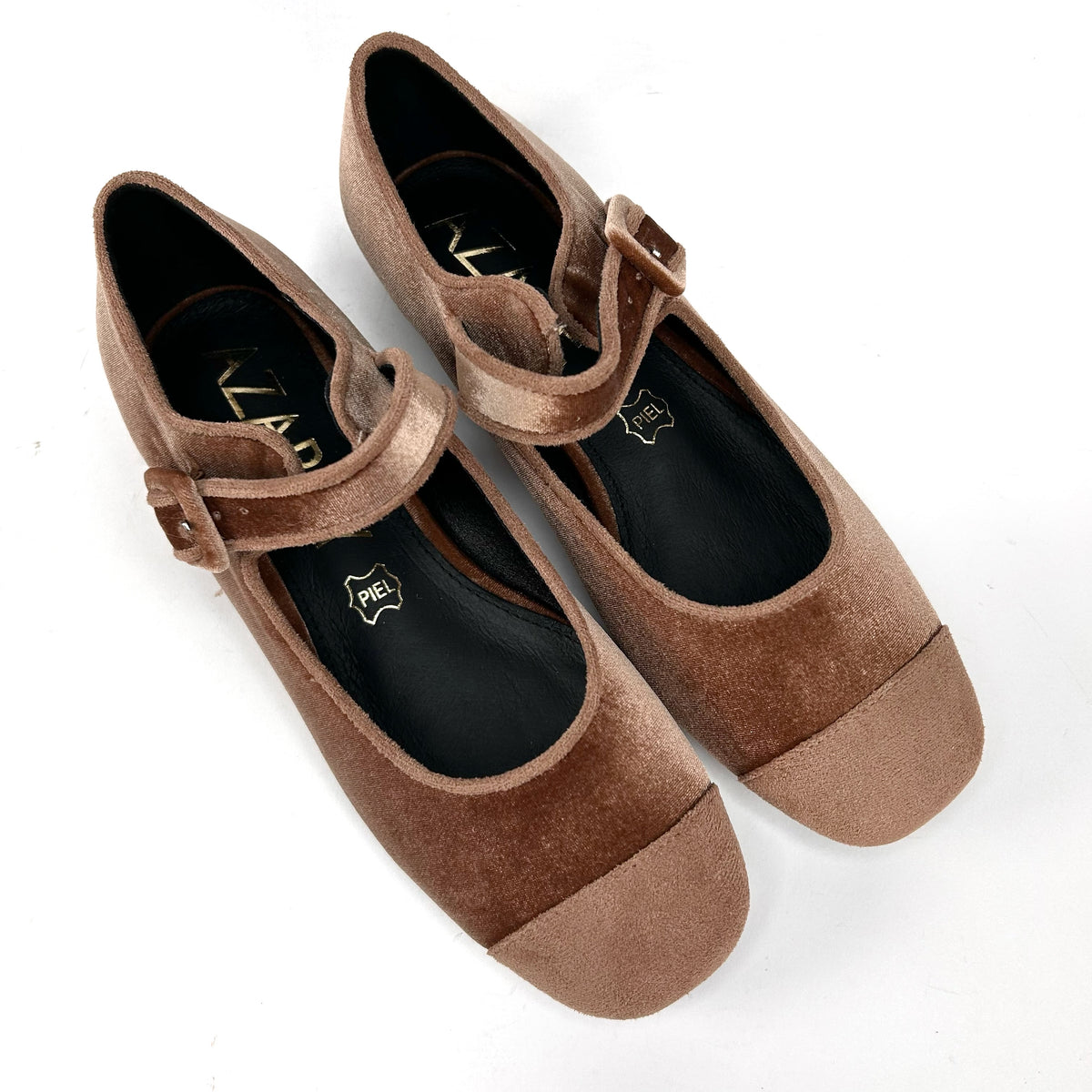 BAILARINA MUJER TERCIOPELO TAUPE 459M353