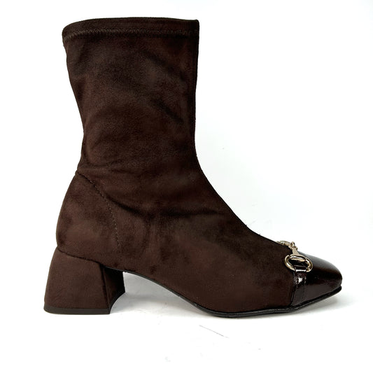 BOTÍN  MUJER STRECH CHOCOLATE 2737G