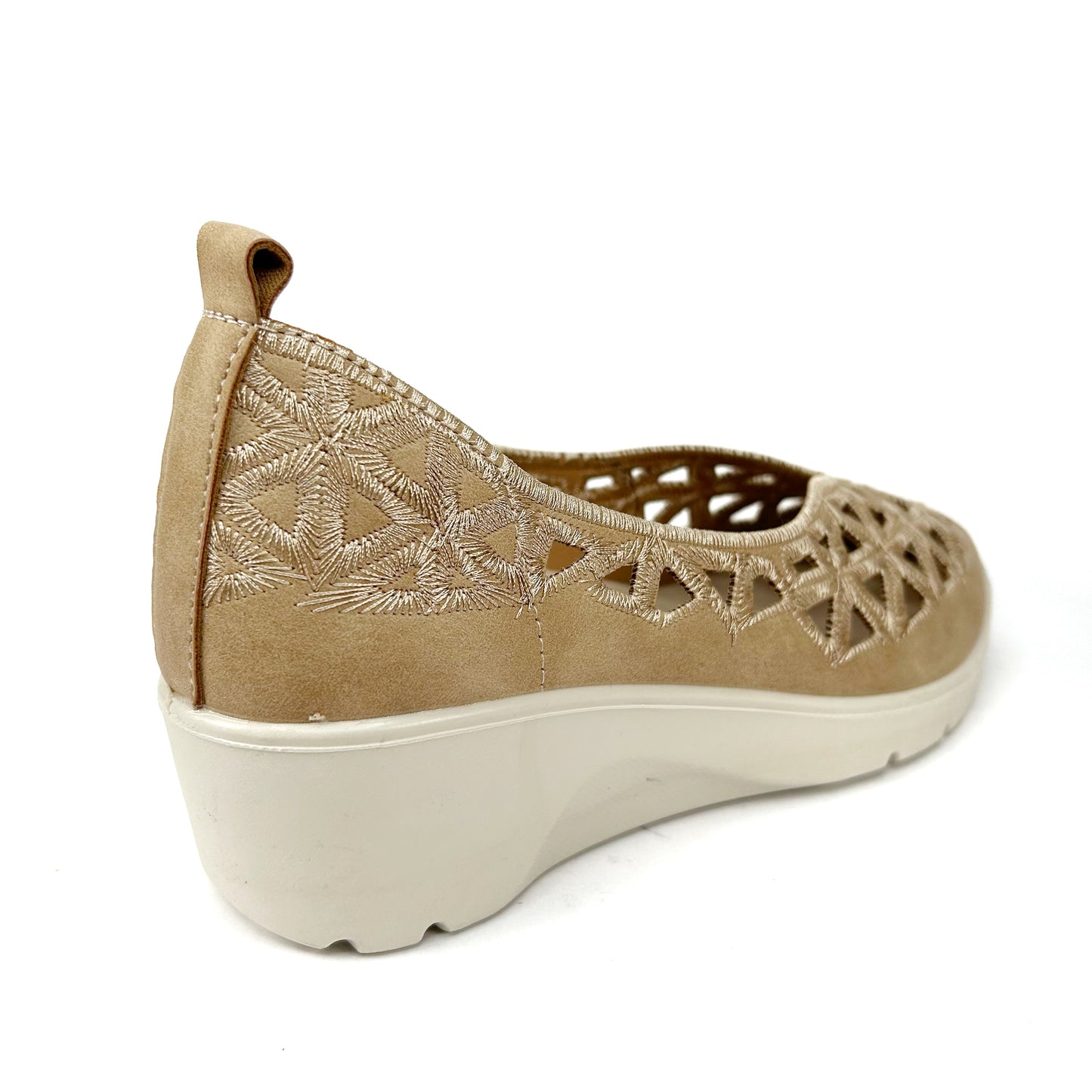 ZAPATO MUJER BEIGE 26M217
