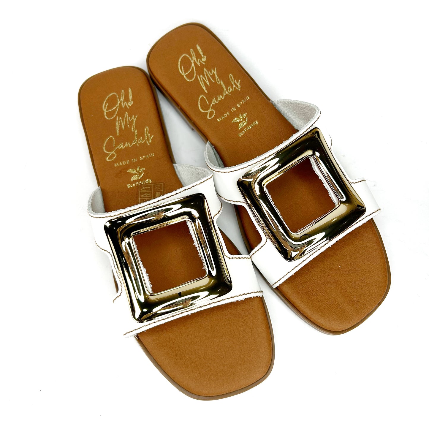 SANDALIA MUJER BLANCA 5565