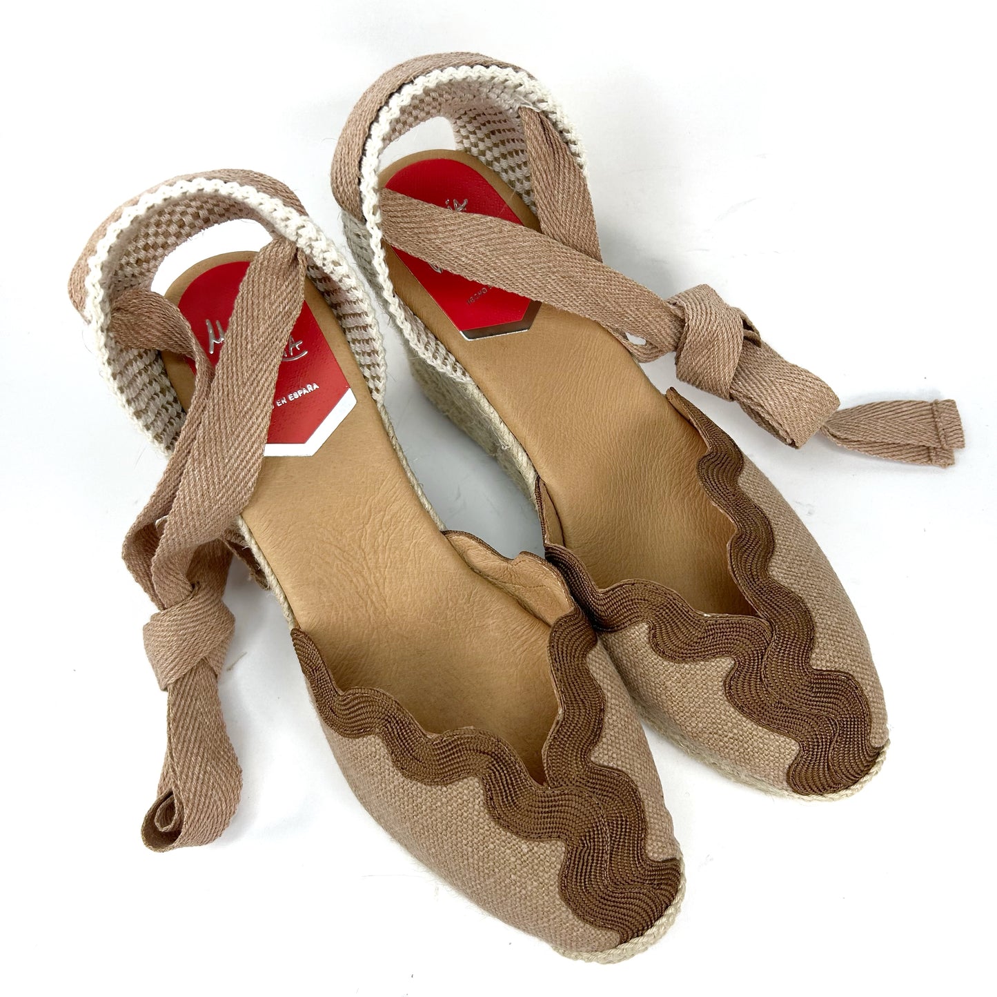 CUÑA DE ESPARTO  BEIGE MV0892D