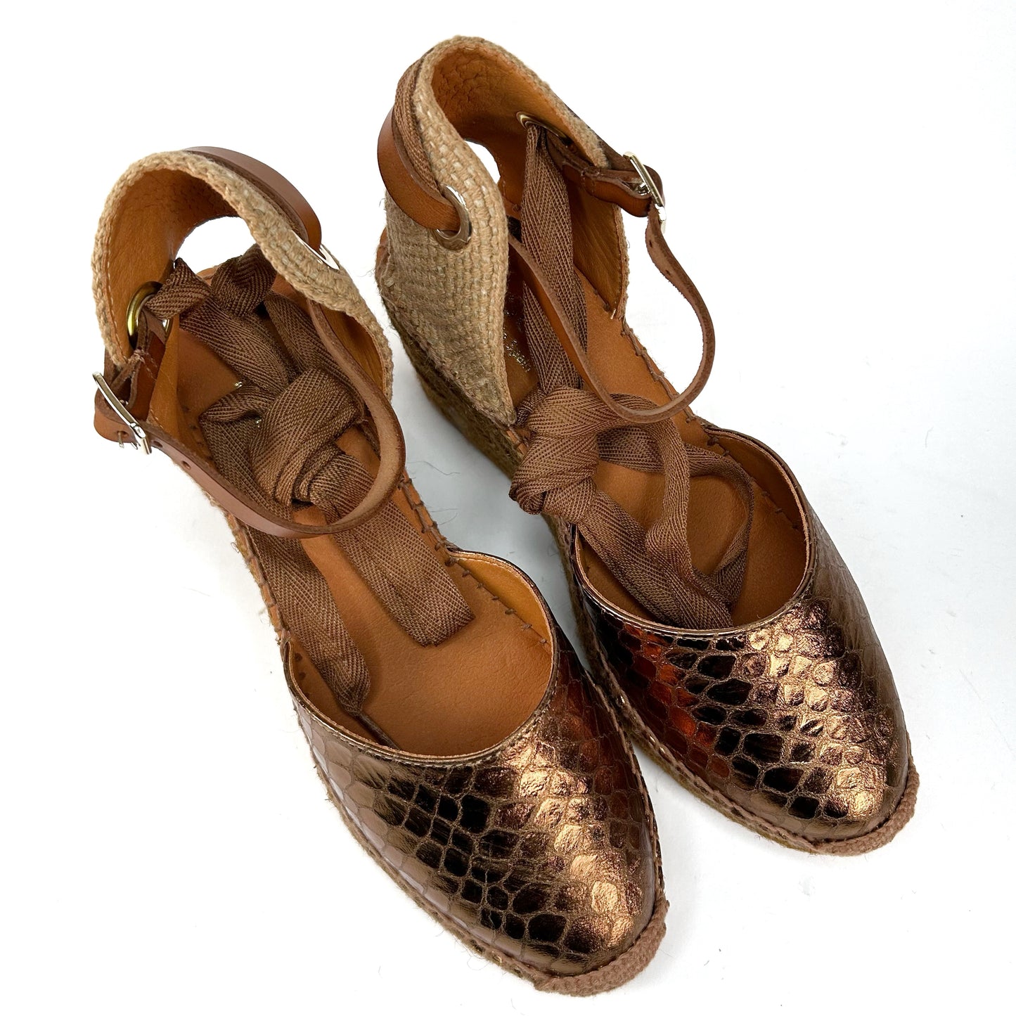 ALPARGATAS MUJER BRONCE A761
