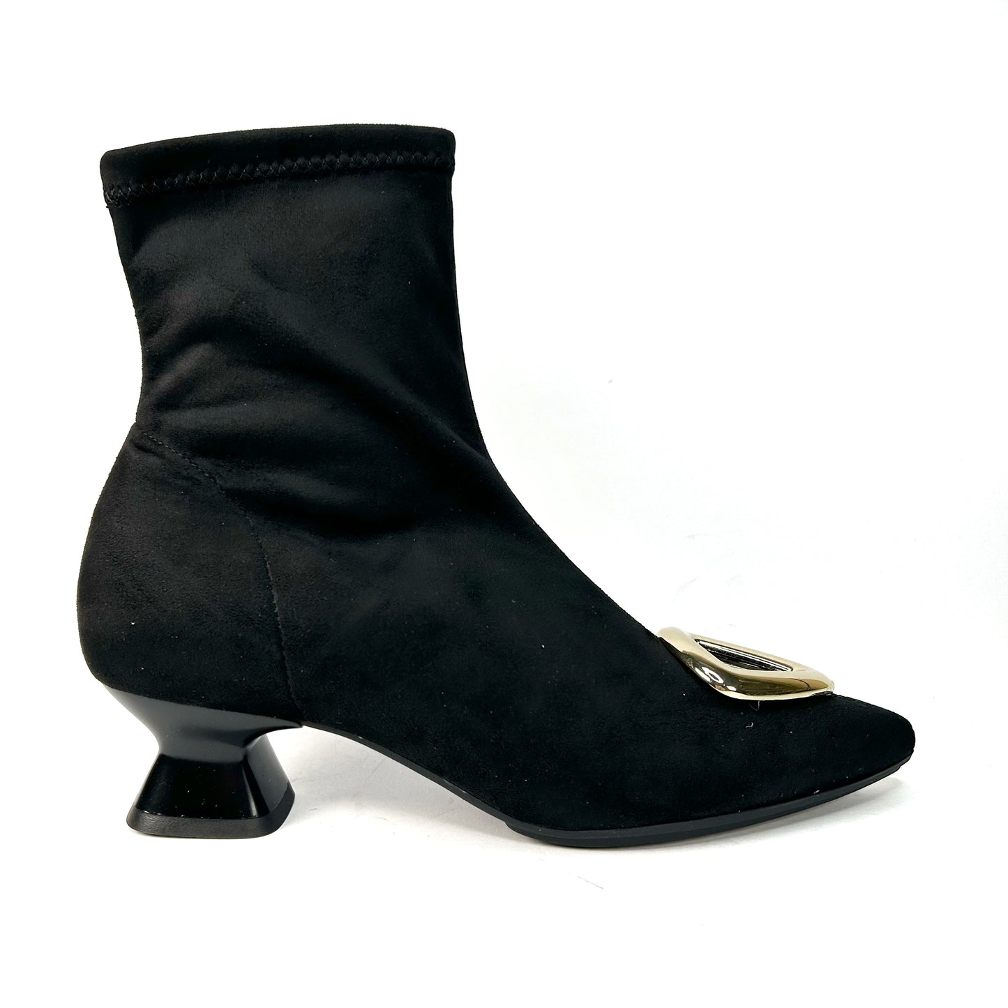 BOTÍN MUJER NEGRO ADORNO 2701V