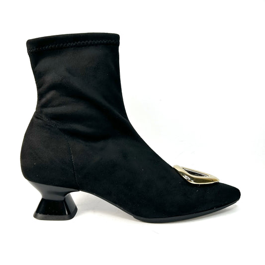 BOTÍN MUJER NEGRO ADORNO 2701V